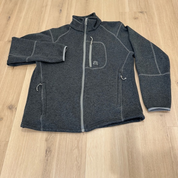 Avalanche Thermal Outdoors Sweatshirt Mens Size XL Grey Zip Up Sweater - Picture 3 of 12